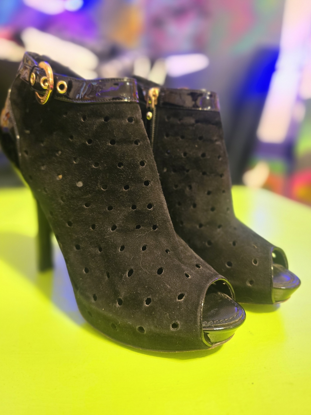 Authentic Louis Vuitton Peep Toe Heels
